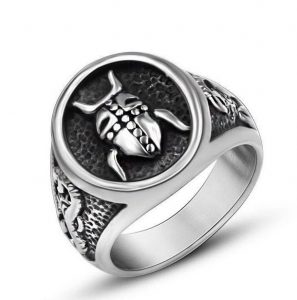 Bague scarabée egyptienne