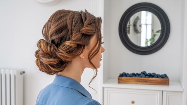 Le chignon vaporeux